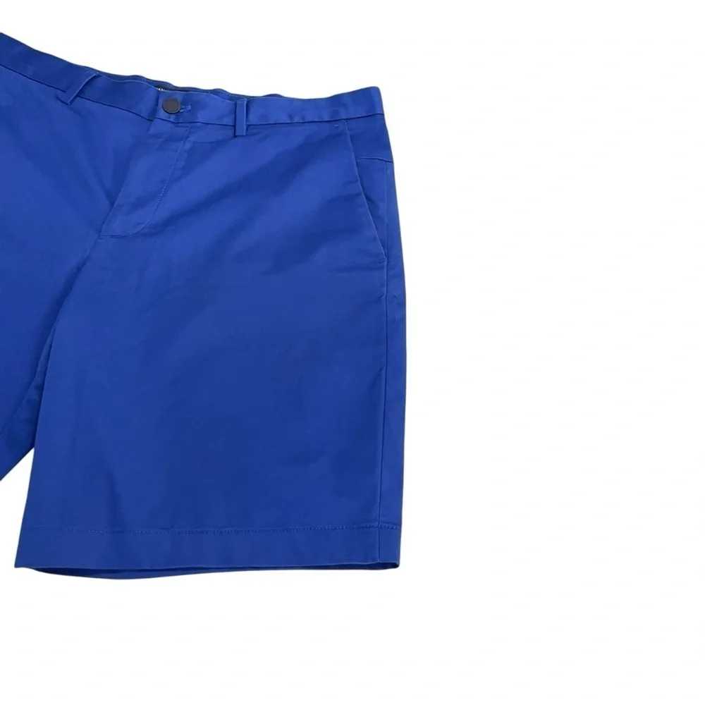 Banana Republic 34 Royal Blue Aiden Tech Temp Core Chino Shorts